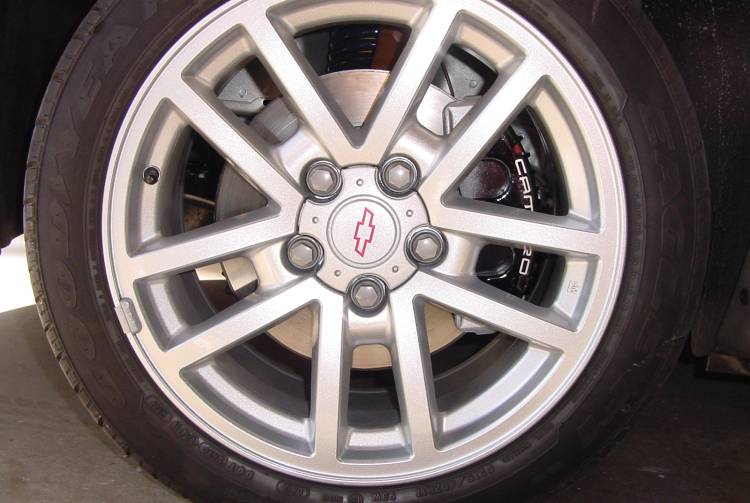 Painted Calipers Reassembled