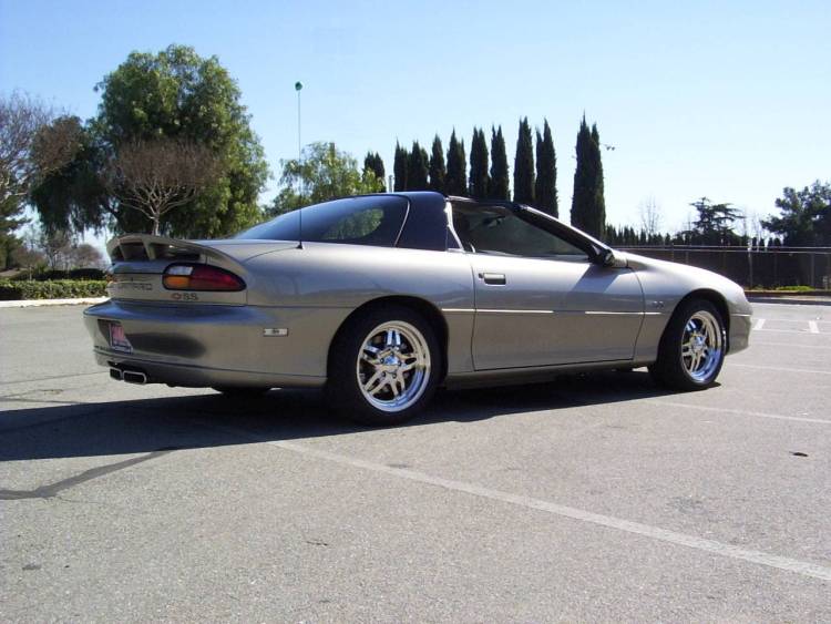 From the left and to the rear